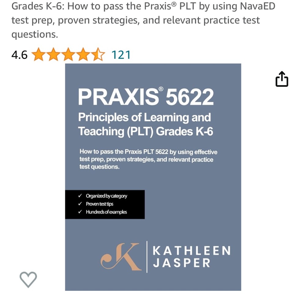 Praxis PLT study book